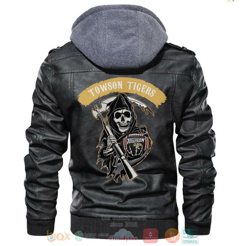 Towson Tigers NCAA Football Leather Jacket