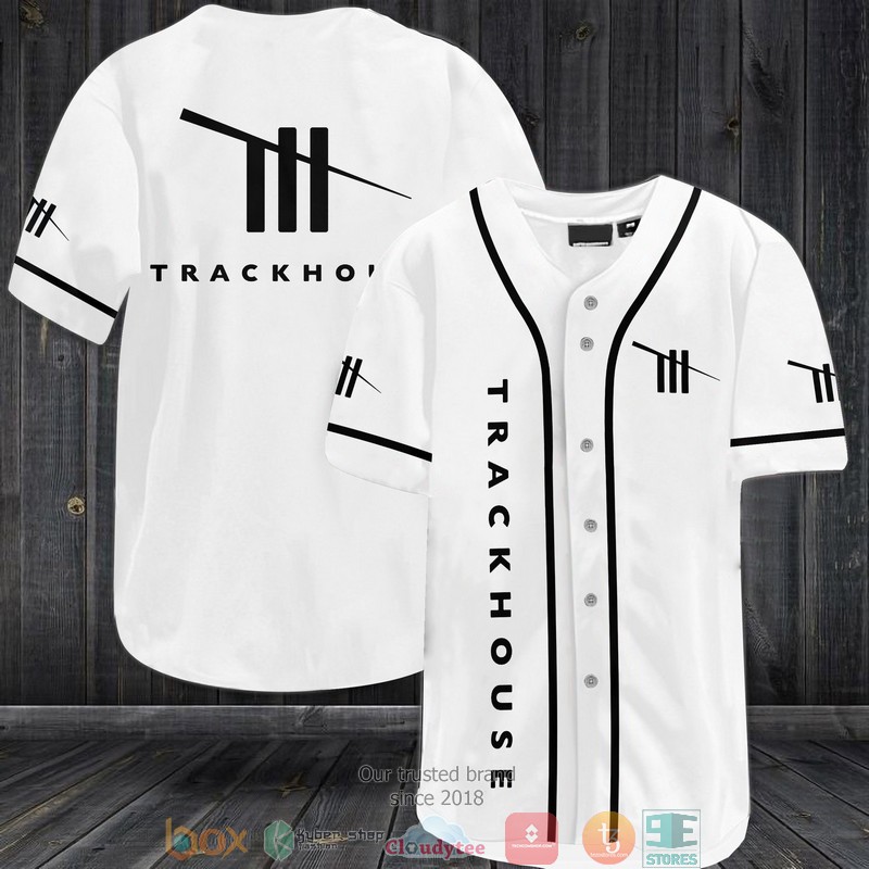Trackhouse Car Team White Baseball Jersey