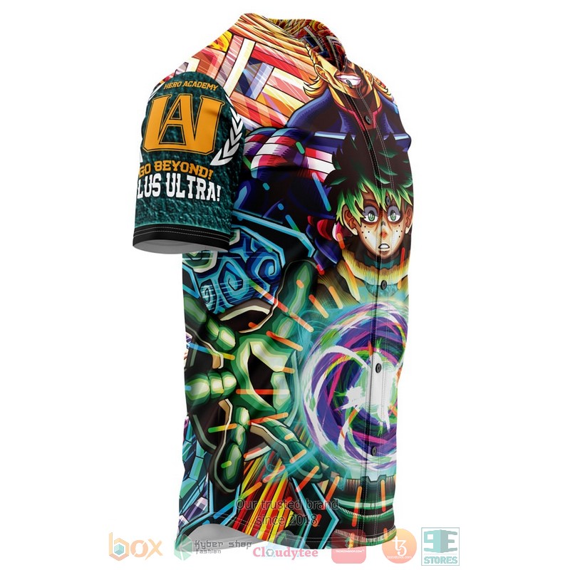 HOT Trippy Deku X All Might My Hero Academia Baseball Shirt 2 Trippy Deku X All Might My Hero Academia Baseball Jersey 1