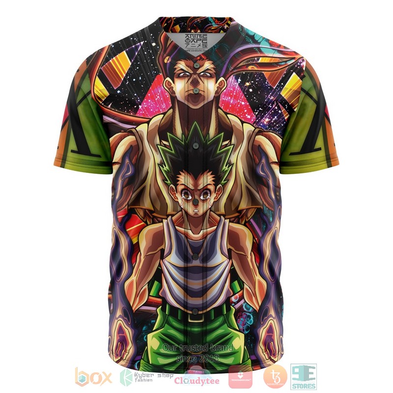 HOT Trippy Gon Freecss Hunter X Hunter Baseball Shirt 1 Trippy Gon Freecss Hunter X Hunter Baseball Jersey