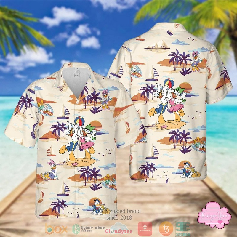 Tropical Daisy Donald Duck Hawaiian Shirt 3 Tropical Daisy Donald Duck Hawaiian Shirt