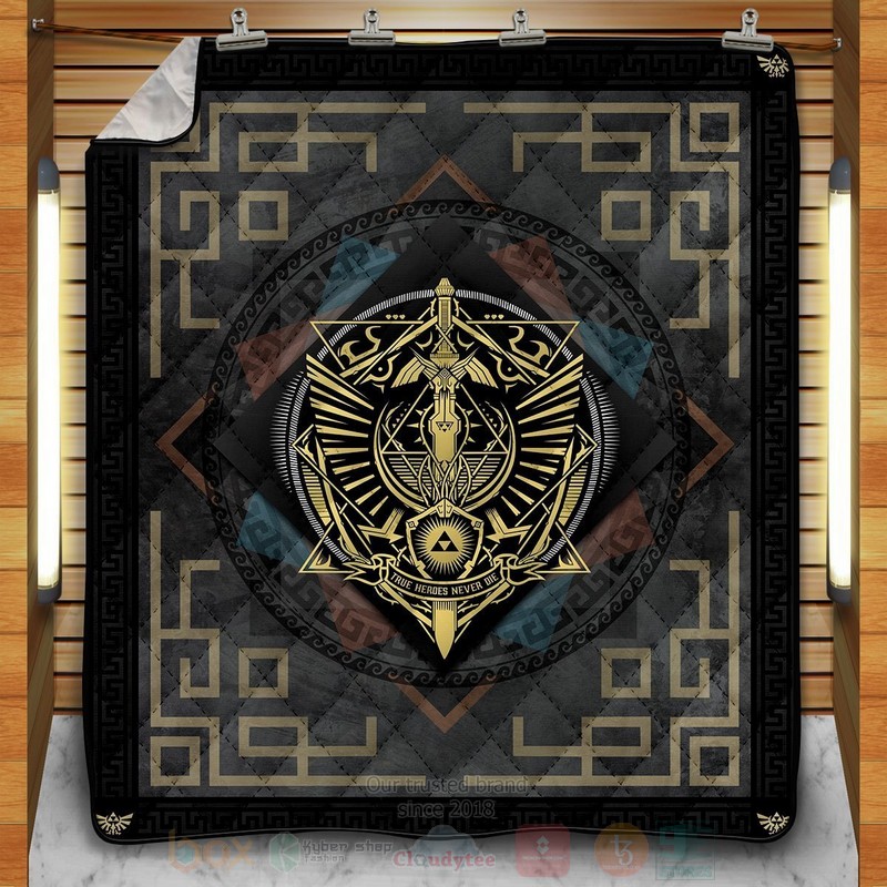 BEST True Heroes Never Die Game Quilted Fabric 11 True Heroes Never Die Game Quilt