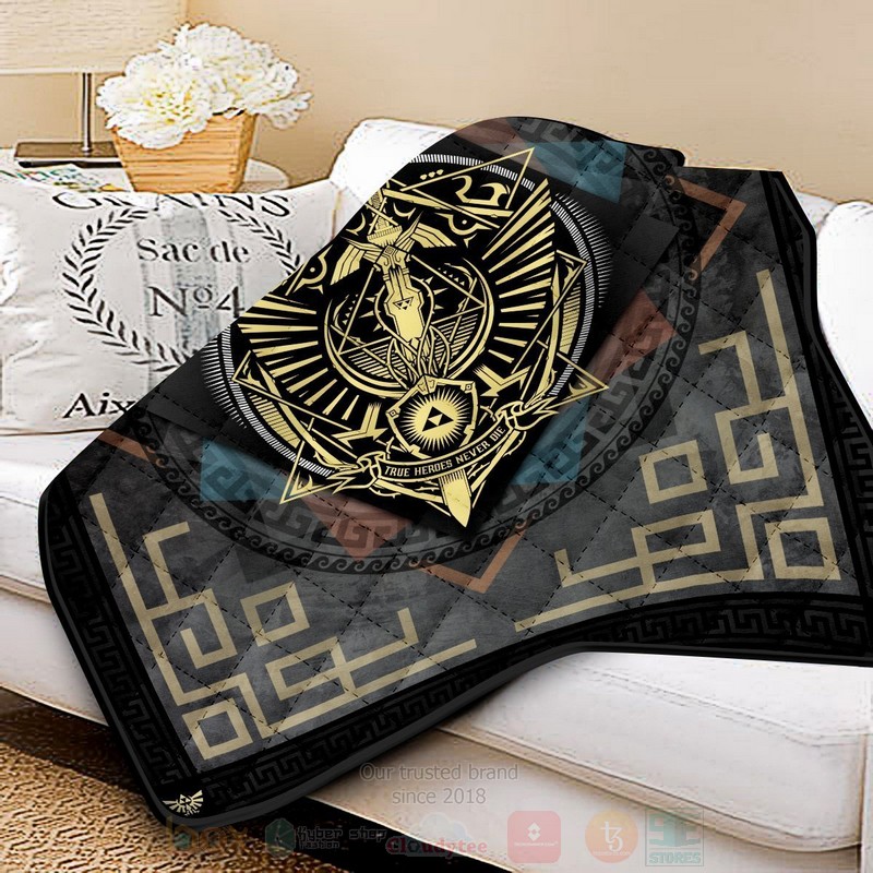 BEST True Heroes Never Die Game Quilted Fabric 2 True Heroes Never Die Game Quilt 1