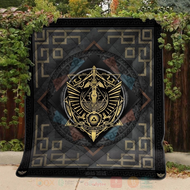 BEST True Heroes Never Die Game Quilted Fabric 4 True Heroes Never Die Game Quilt 1 2 3