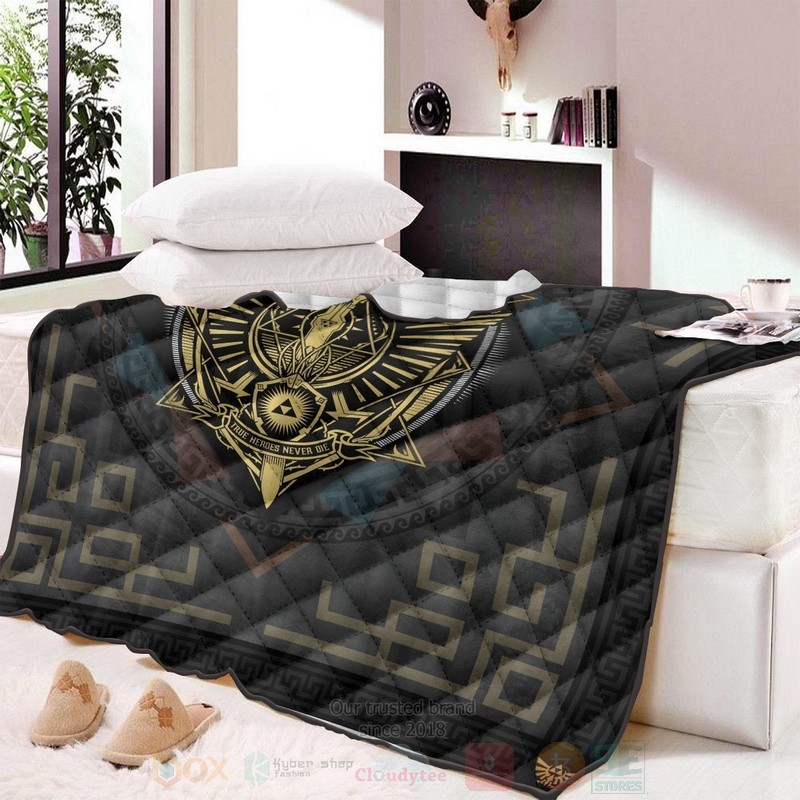 BEST True Heroes Never Die Game Quilted Fabric 5 True Heroes Never Die Game Quilt 1 2 3 4