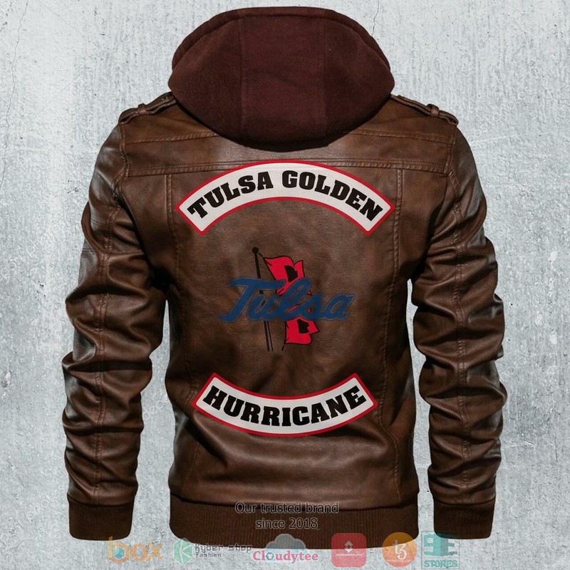 Tulsa Golden Hurricane NCAA Football Leather Jacket