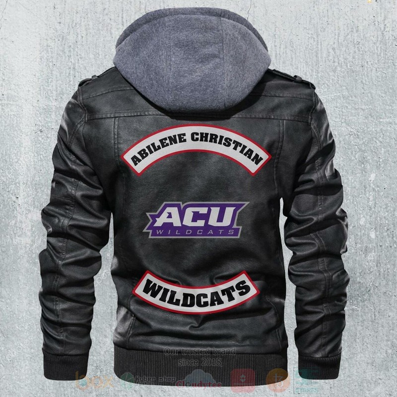 Abilene Christian Wildcats NCAA Football Motorcycle Leather Jacket
