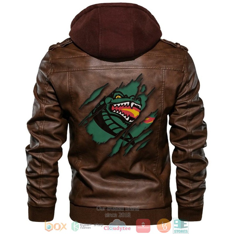 Uab Blazers NCAA Brown Leather Jacket 1 Uab Blazers NCAA Brown Leather Jacket