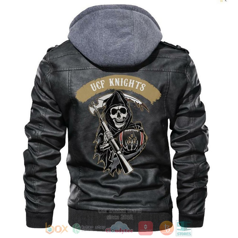 HOT UCF Knights NCAA Football Jacket Leather 1 Ucf Knights NCAA Football Leather Jacket