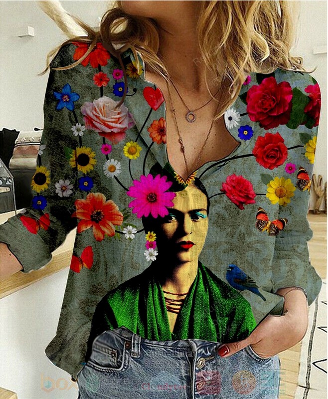 Girl With Flower Patterns Color Hawaiian Shirt