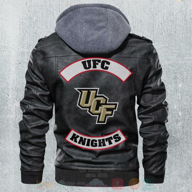 BEST NCAA Teams Ufc Knight Motorcycle Rider Zipper Jacket Leather 1 Ufc Knight NCAA Motorcycle Leather Jacket