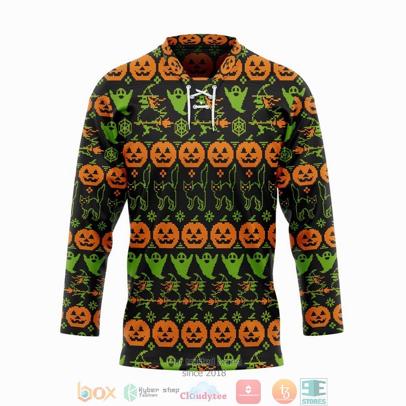 Ugly Halloween Hockey Jersey Shirt 8 Ugly Halloween Hockey Jersey Shirt