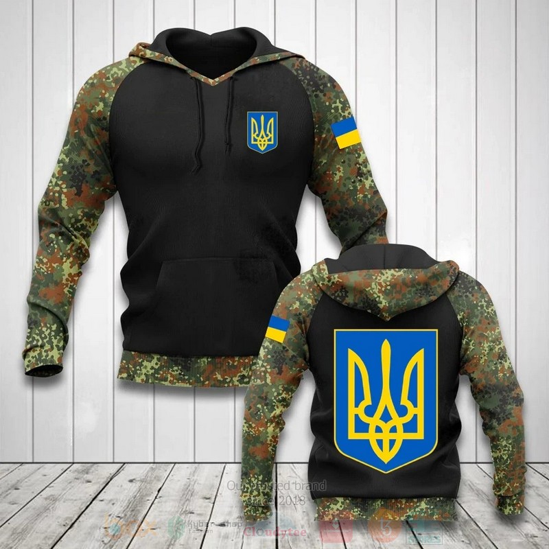 Ukraine Camo Support Military I Stand With Ukraine 3d Hoodie