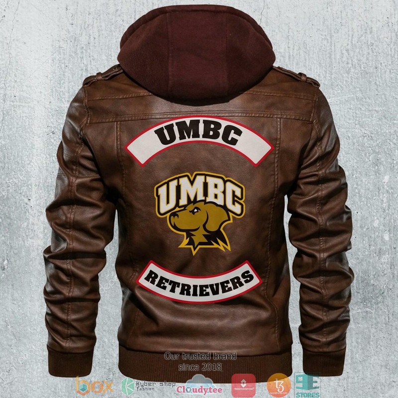 Umbc Retrievers NCAA Football Motorcycle Leather Jacket