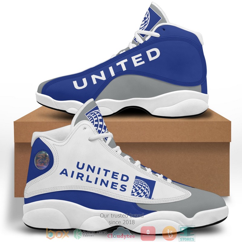United Airlines Logo Bassic Air Jordan 13 Sneaker Shoes 2 United Airlines Logo Bassic Air Jordan 13 Sneaker Shoes