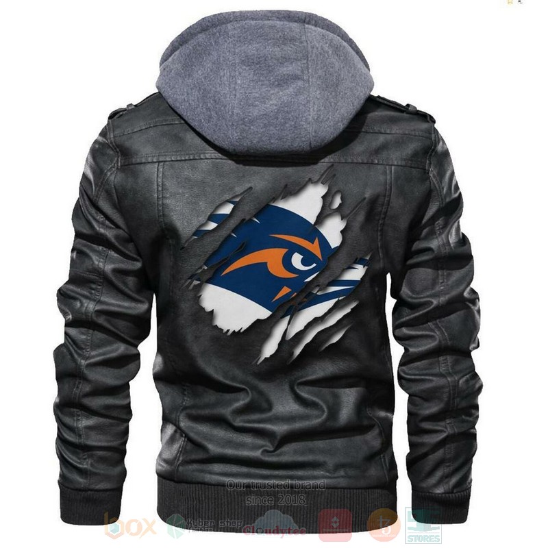 BEST NCAA Teams Utsa Roadrunners Black Motorcycle Rider Zipper Jacket Leather 1 Utsa Roadrunners NCAA Black Motorcycle Leather Jacket