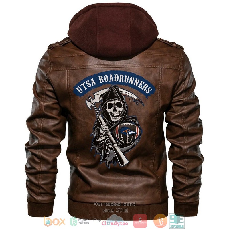 Utsa Roadrunners NCAA Football Sons Of Anarchy Brown Leather Jacket
