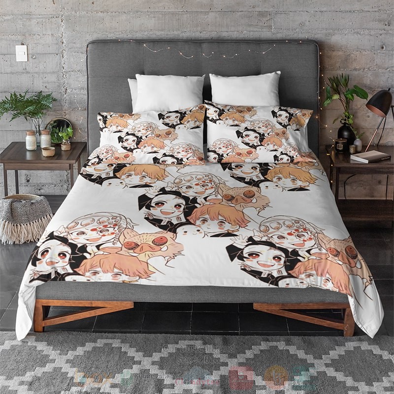 Uzi Tengen Hashira Entertainment District Team Demon Slayer Kimetsu no Yaiba Bedding Set 1