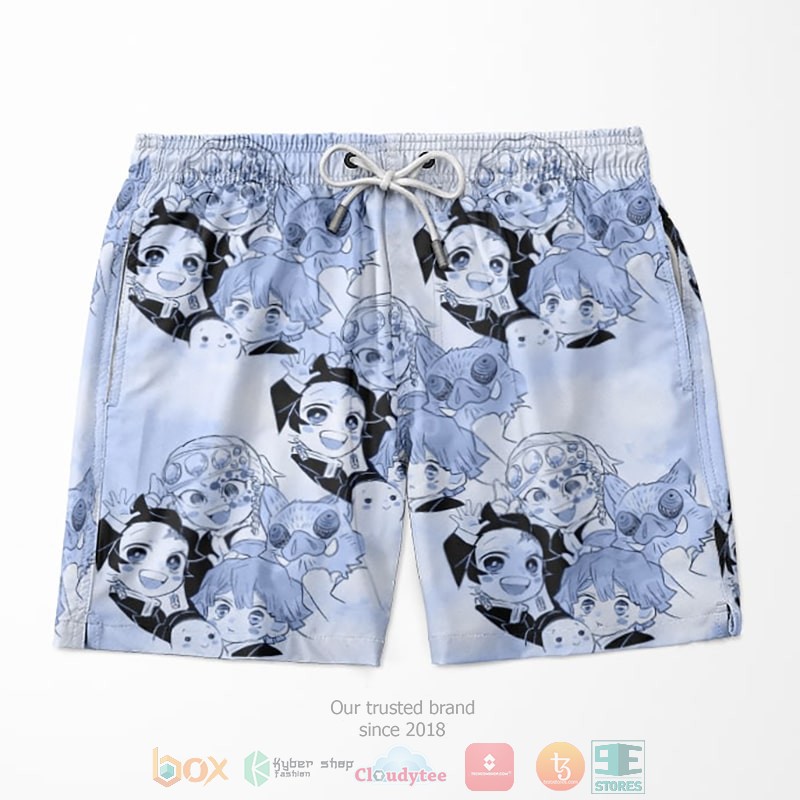 Uzi Tengen Hashira Entertainment District Team Demon Slayer shorts