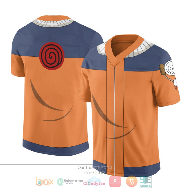 NEW Uzumaki Naruto Costume Football jersey shirt 3 Uzumaki Naruto Costume Football Jersey 1 2