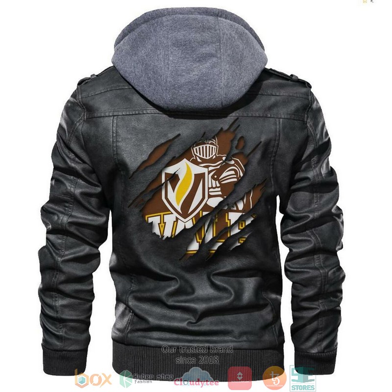 Valparaiso Crusaders NCAA Black Leather Jacket