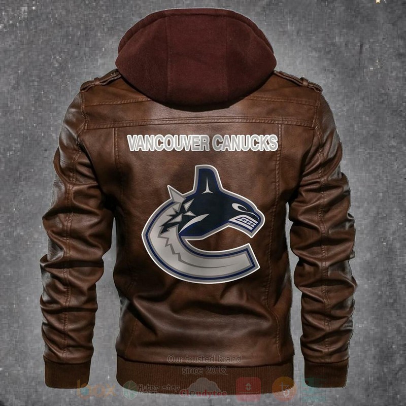 Vancouver Canucks NHL Hockeys Leather Jacket