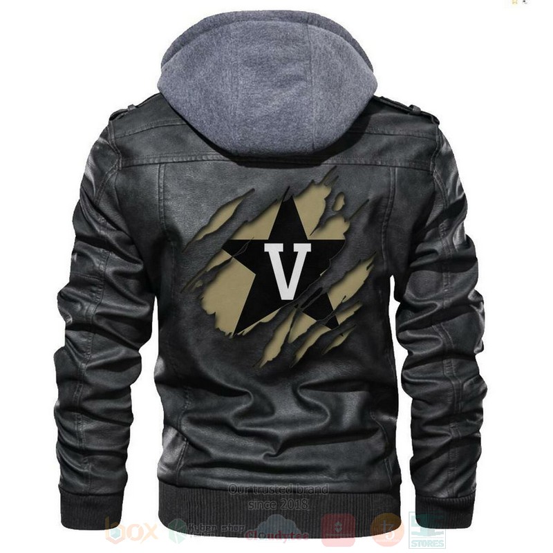 Vanderbilt Commodores NCAA Blacks Leather Jacket