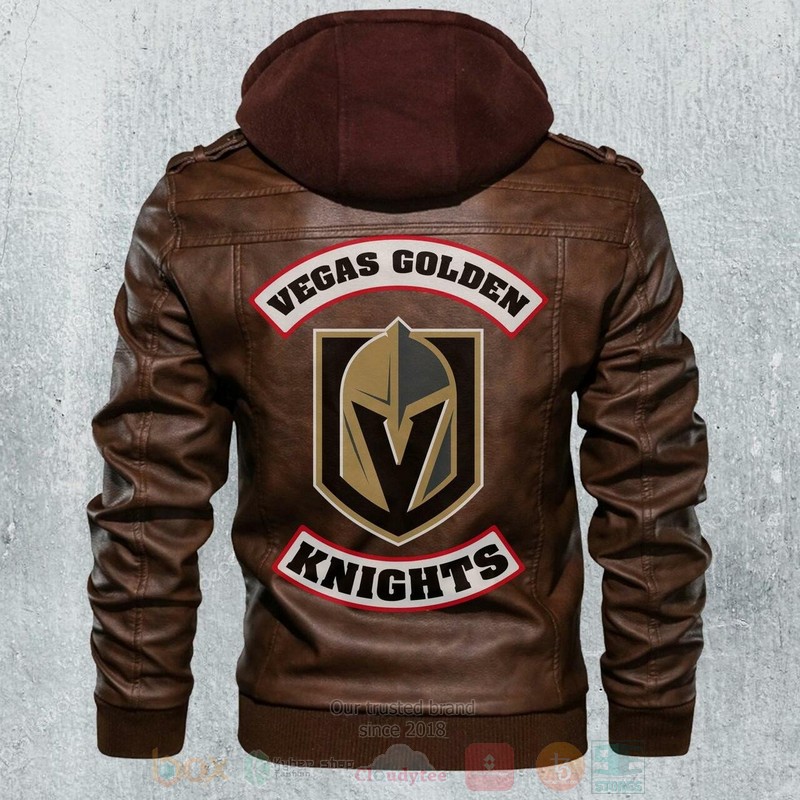 BEST NHL Teams Vegas Golden Knights Motorcycle Rider Zipper Jacket Leather 5 Vegas Golden Knights NHL Motorcycle Leather Jacket
