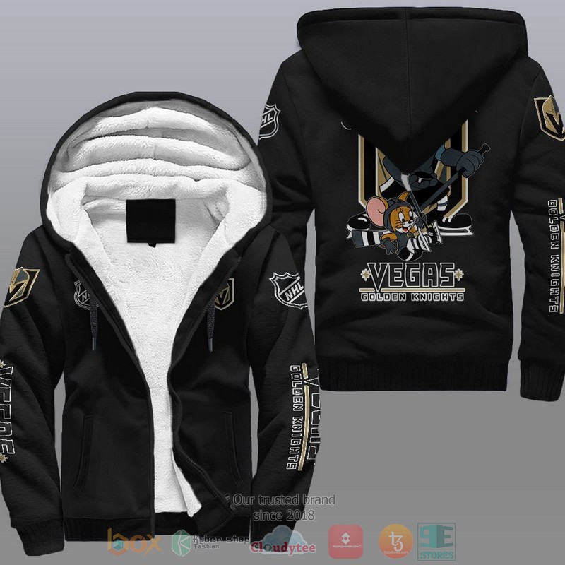 Vegas Golden Knights NHL Tom And Jerry Fleece Hoodie