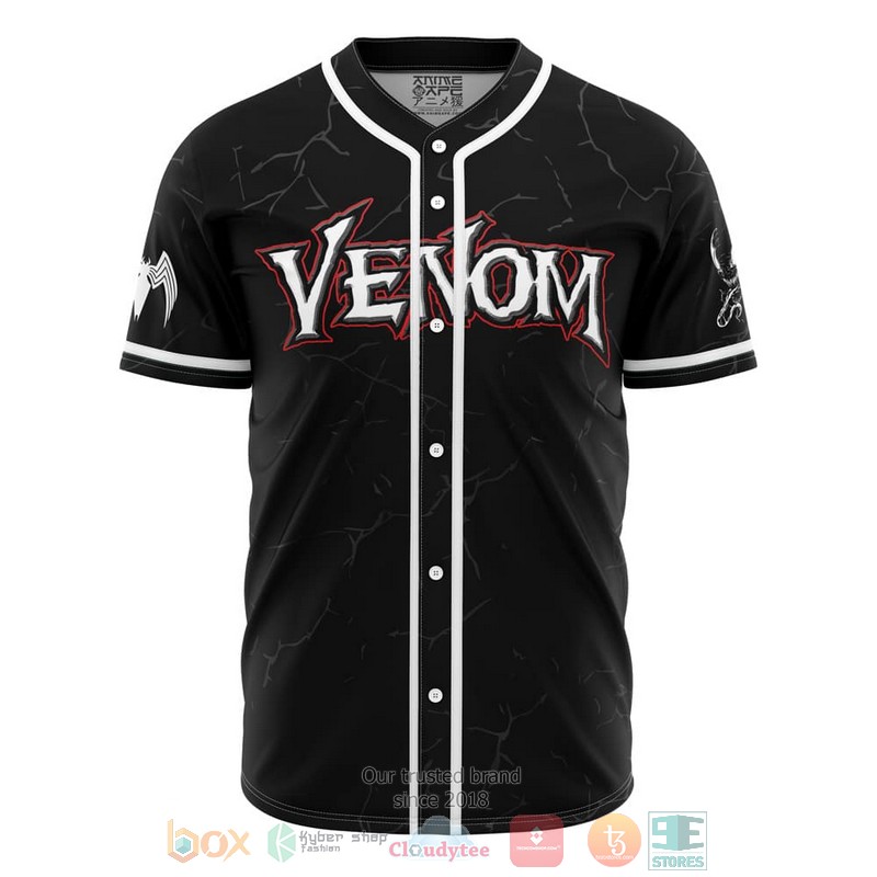 Venom Marvel Baseball Jersey