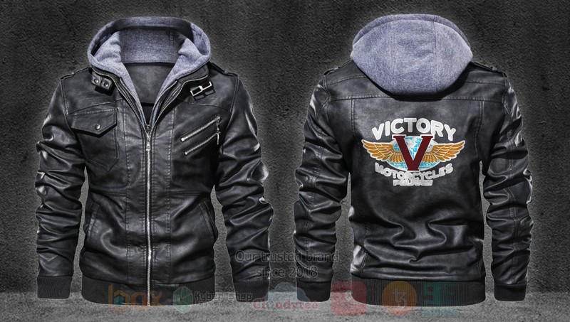 BEST Victory Motorcycles Zipper Jacket Leather 1 Victory Motorcycles Leather Jacket