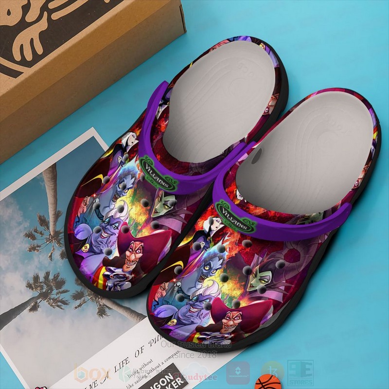 BEST Villains Disney Crocs Crocband Shoes 2 Villains Disney Crocband Crocs Clog Shoes 1