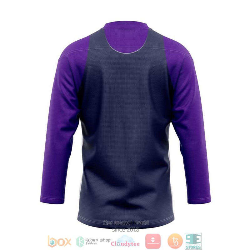 Waluigi Hockey Jersey Shirt 2 Waluigi Hockey Jersey Shirt 1