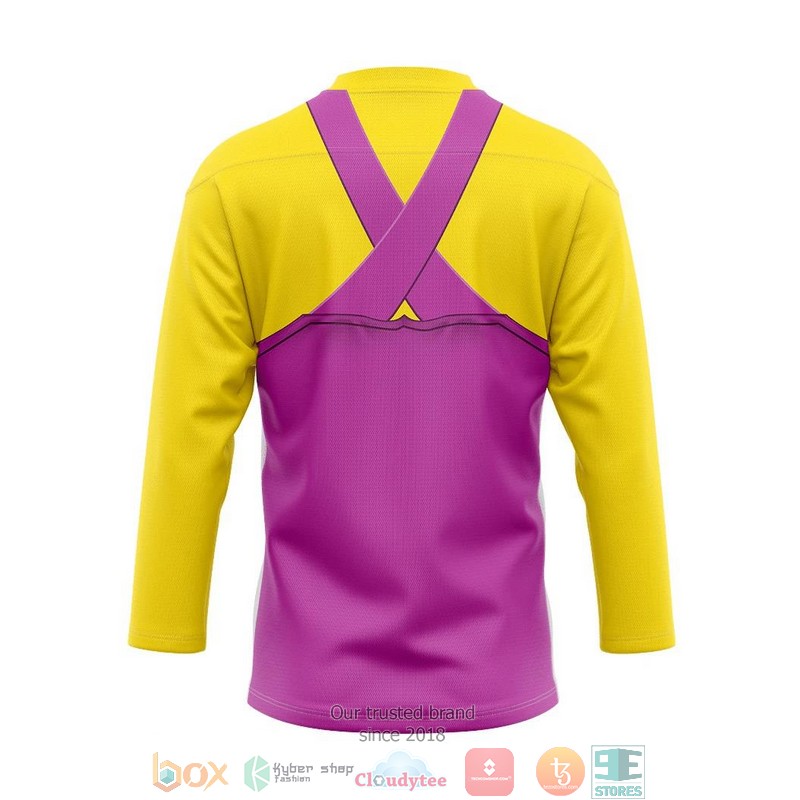 Wario Hockey Jersey Shirt 2 Wario Hockey Jersey Shirt 1