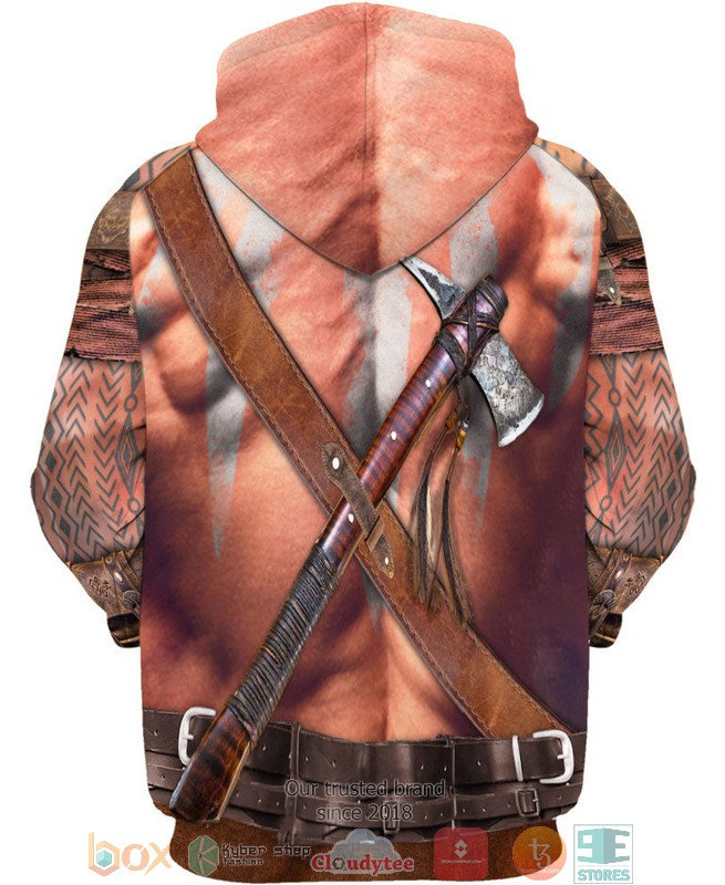 Warrior Style Native Ameican 3D Shirt Hoodie 1