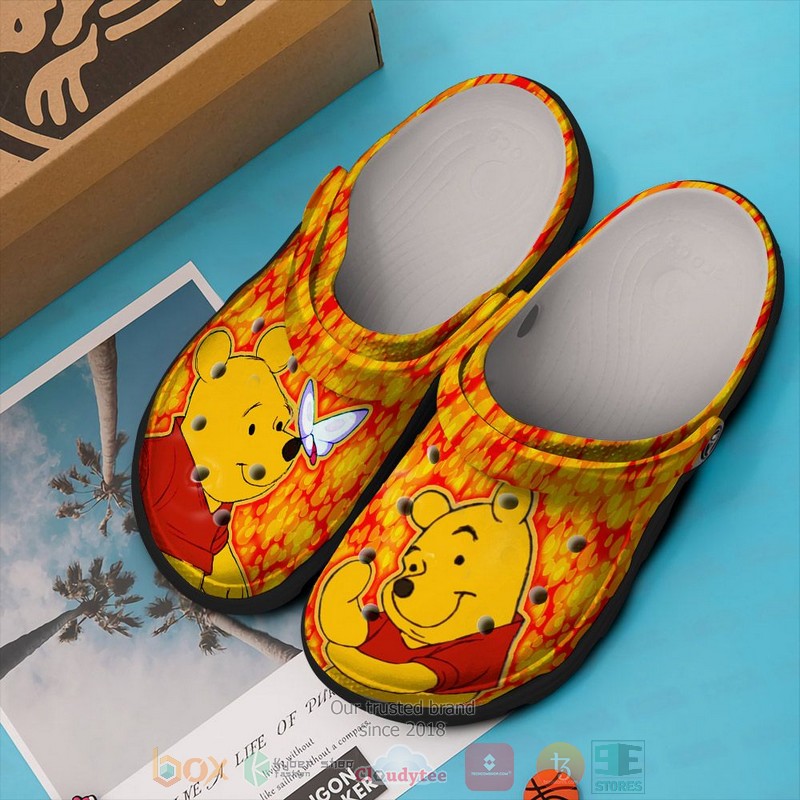 Winnie the Pooh Butterfly Crocband Clog