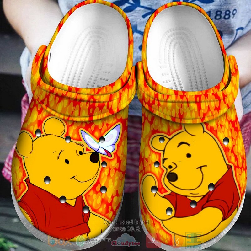 Winnie the Pooh Butterfly Crocband Clog 1