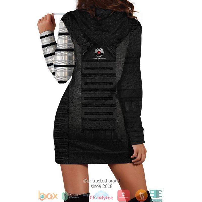 Winter Soldier Hoodie Dress 1