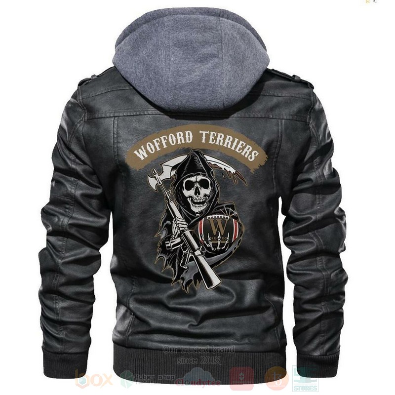 Wofford Terriers NCAA Football Sons of Anarchy Blacks Leather Jacket