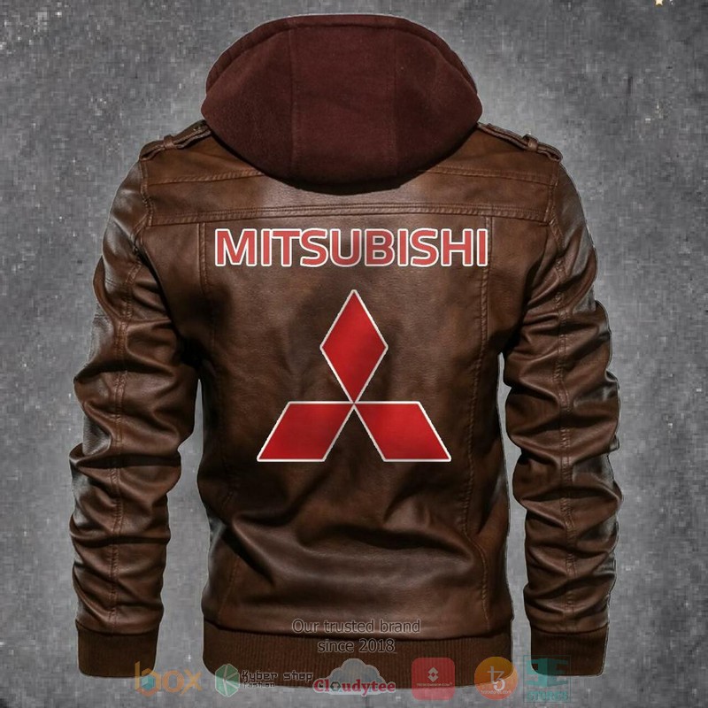 BEST Mitsubishi Automobile Car Leather Jacket 6 Mitsubishi Automobile Car Leather Jacket