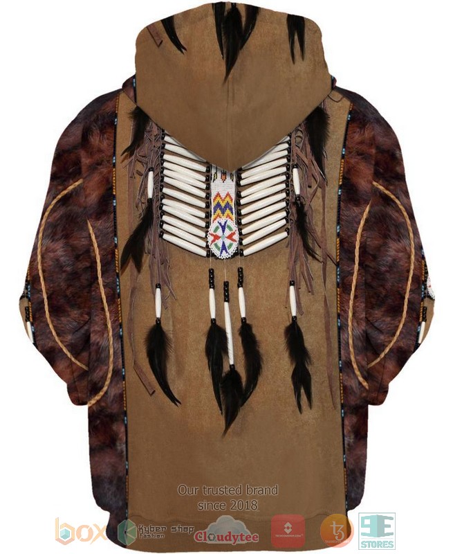 HOT Native American Ooze All Over Printed 3D Hoodie 2 Native American Ooze 3D Hoodie 1