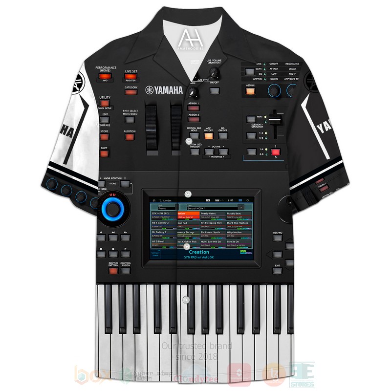 BEST Yamaha Piano All Over Print Hawaiian Shirt 7 Yamaha Piano Hawaiian Shirt