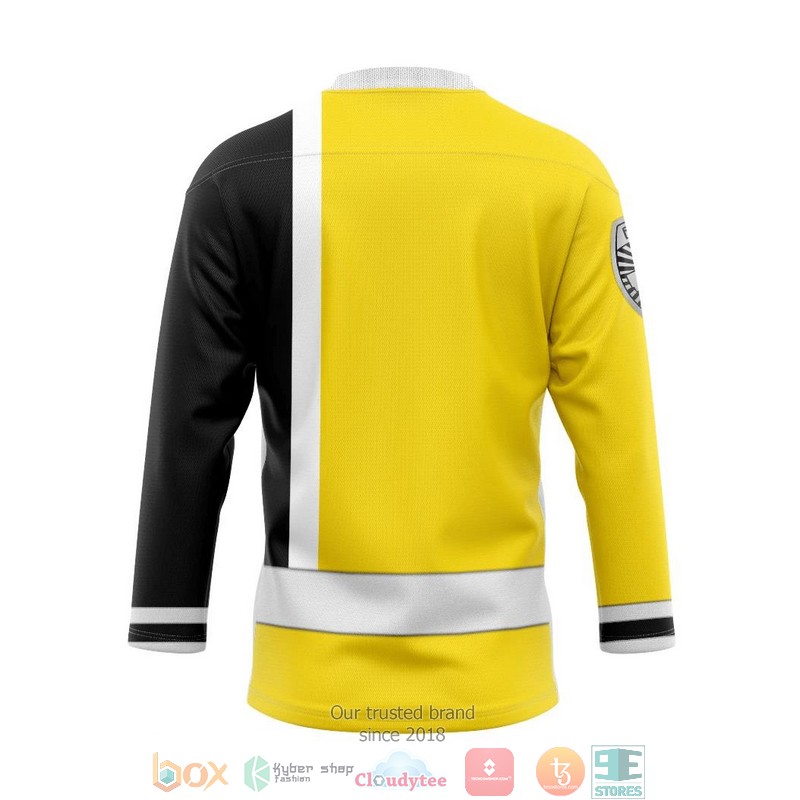 Yellow Ranger S.P.D Hockey Jersey Shirt 2 Yellow Ranger S P D Hockey Jersey Shirt 1