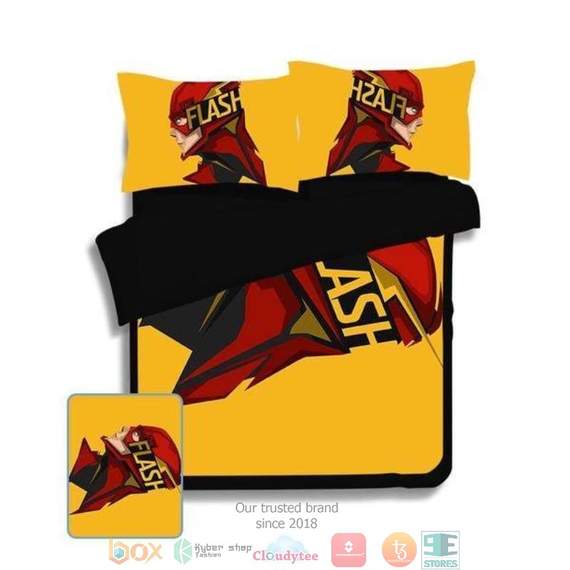Yellow Red The Flash Bedding Set