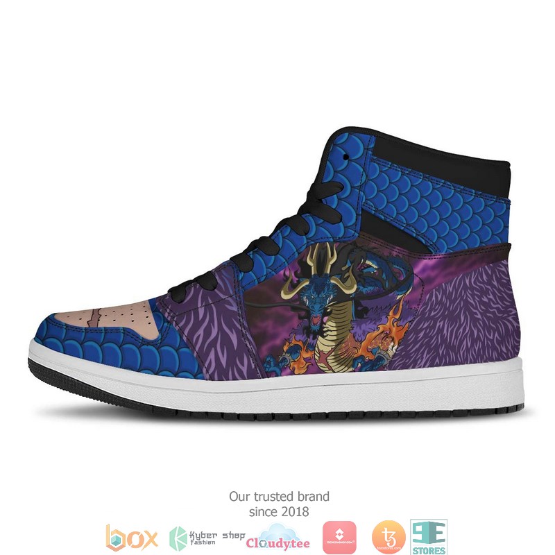 Yonko Kaido Air Jordan High Top Sneaker 3 Yonko Kaido Air Jordan High Top Sneaker 1 2