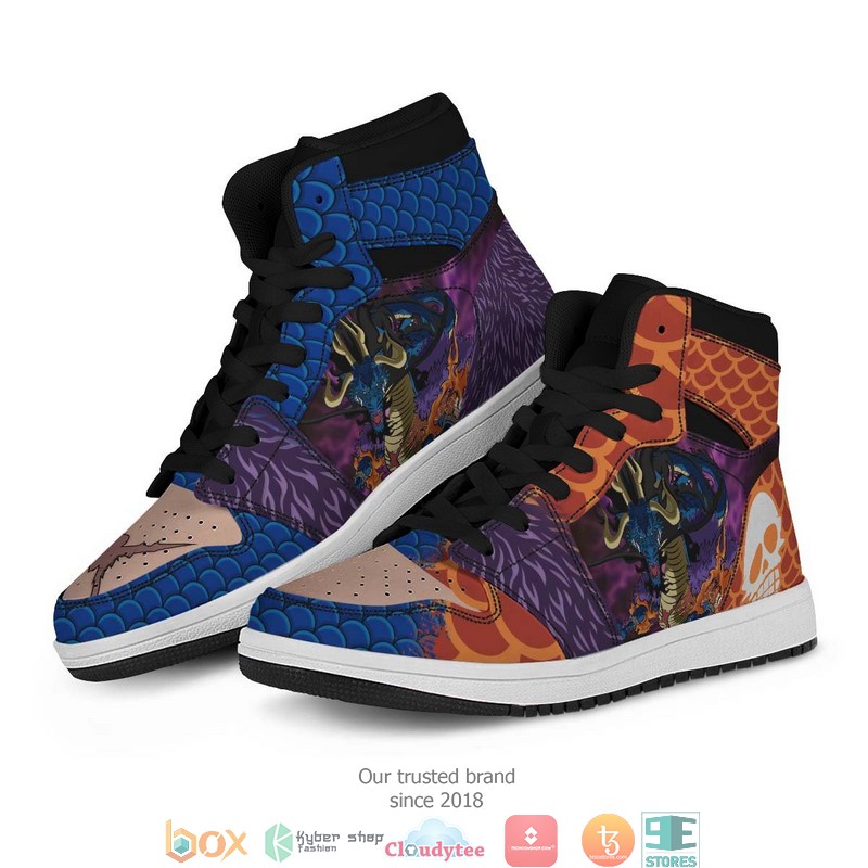 Yonko Kaido Air Jordan High Top Sneaker 4 Yonko Kaido Air Jordan High Top Sneaker 1 2 3