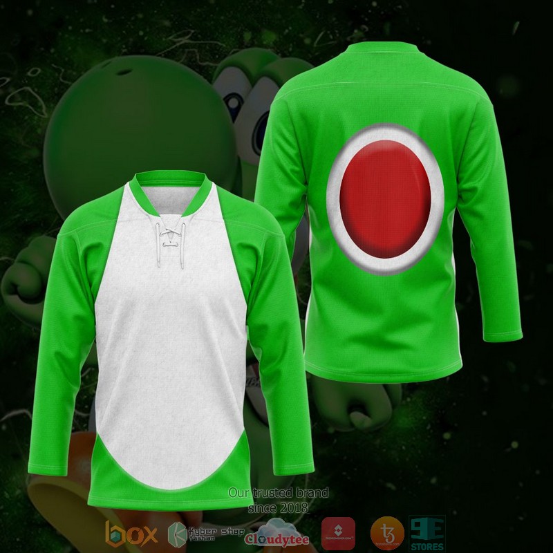 Yoshi Hockey Jersey Shirt 4 Yoshi Hockey Jersey Shirt 1 2 3