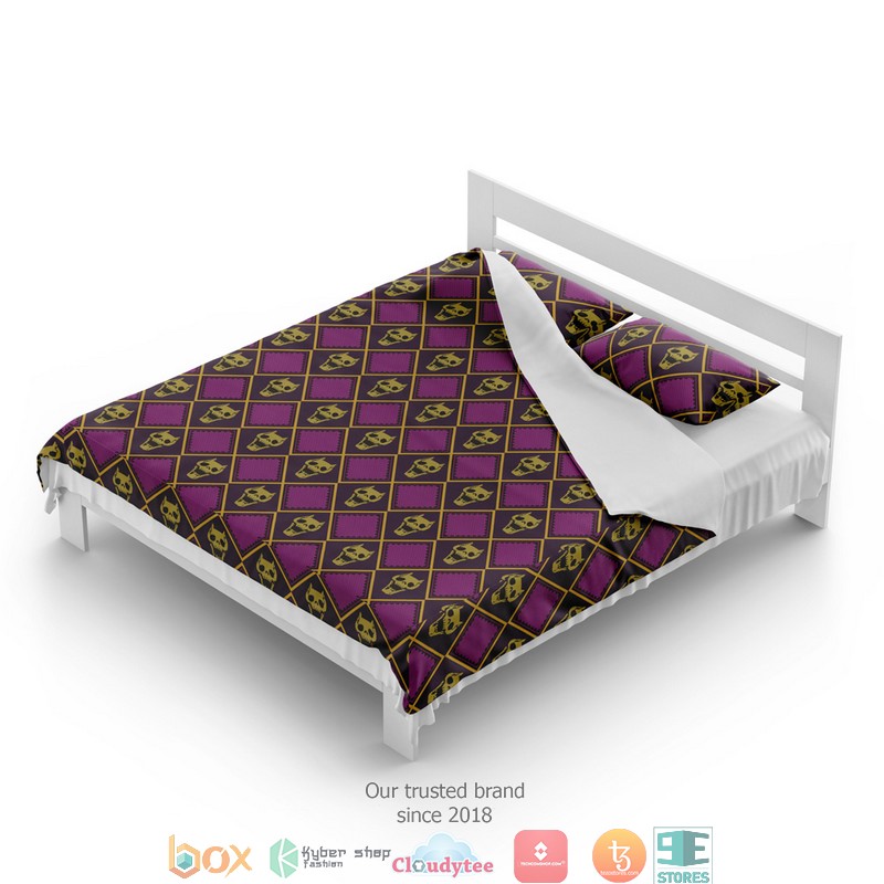 Yoshikage Kira Killer Queen Jojos Bizarre Adventure Bedding Set 3 Yoshikage Kira Killer Queen Jojos Bizarre Adventure Bedding Set 1 2