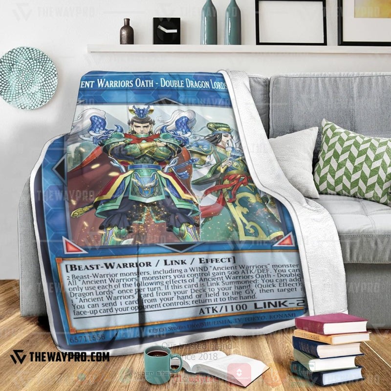 Yu Gi Oh Ancient Warriors Oath Soft Blanket 1