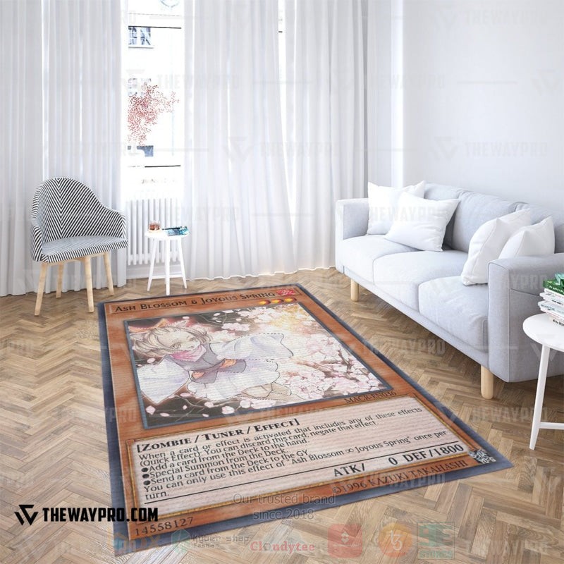 BEST Yu-Gi-Oh-Anime Ash Blossom and Joyous Spring Rug Carpet 3 Yu Gi Oh Ash Blossom and Joyous Spring Rug 1 2